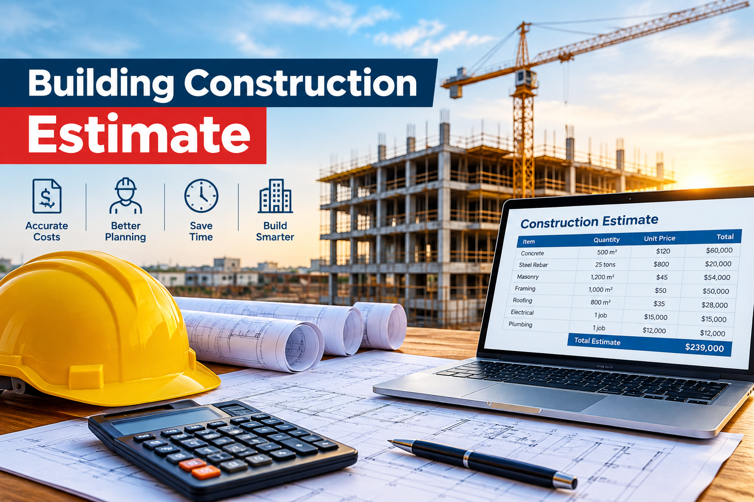 Building Construction Estimate Workspace