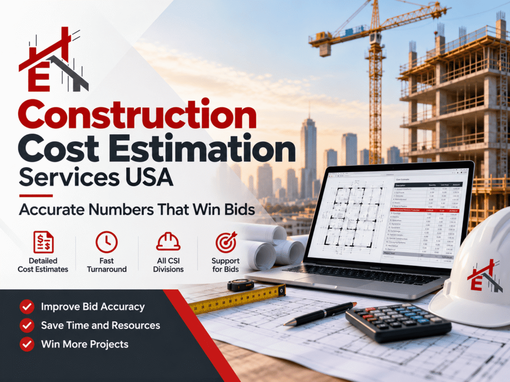 Construction Cost Estimation Services USA: Accurate Numbers That Win Bids