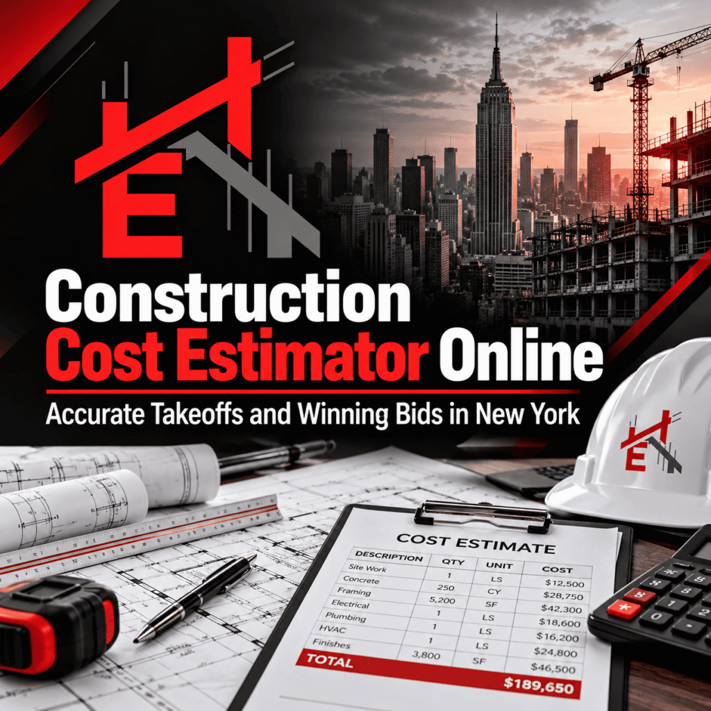 Construction Cost Estimator Online: Accurate Takeoffs and Winning Bids in New York